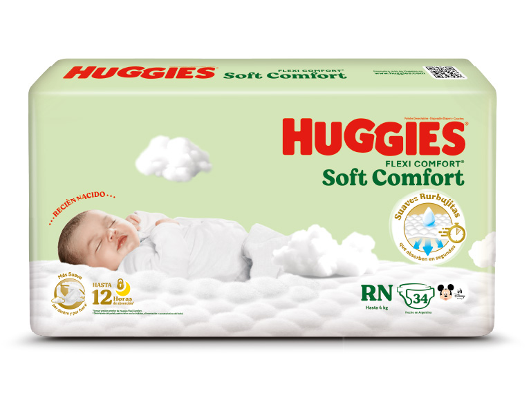 1 Huggies Active Sec Soft Comfort RN