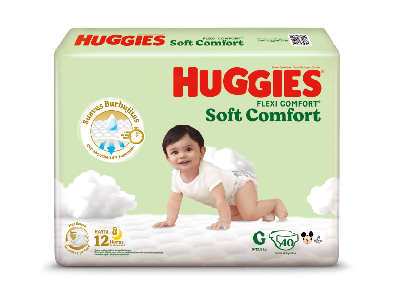 4 Huggies Active Sec Soft Comfort G