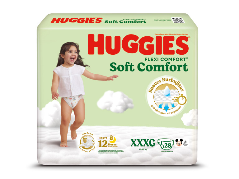 7 Huggies Active Sec Soft Comfort XXXG