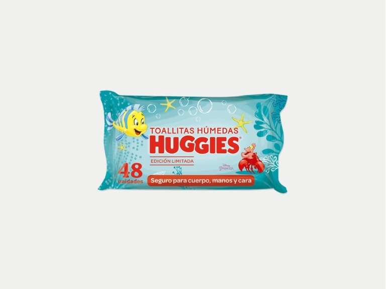 Huggies Toallitas Hmedas Edicin Limitada La Sirenita 4 en 1